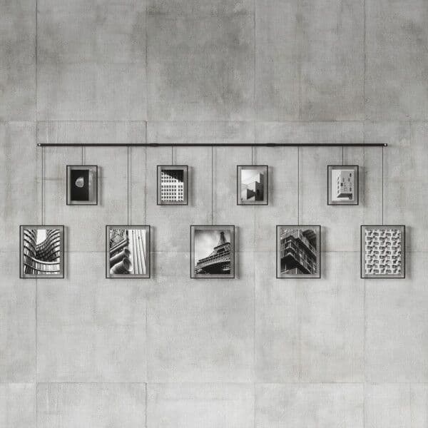 UMBRA Фотодисплей за стена “EXHIBIT“ за 9 снимки – черен цвят