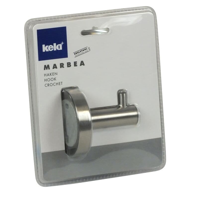 KELA Закачалка “Marbea“ – неръждаема стомана мат – за стенен монтаж