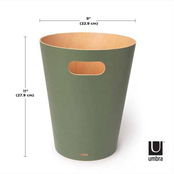 UMBRA Кошче за боклук “Woodrow“ 7,5 л. – цвят смърч