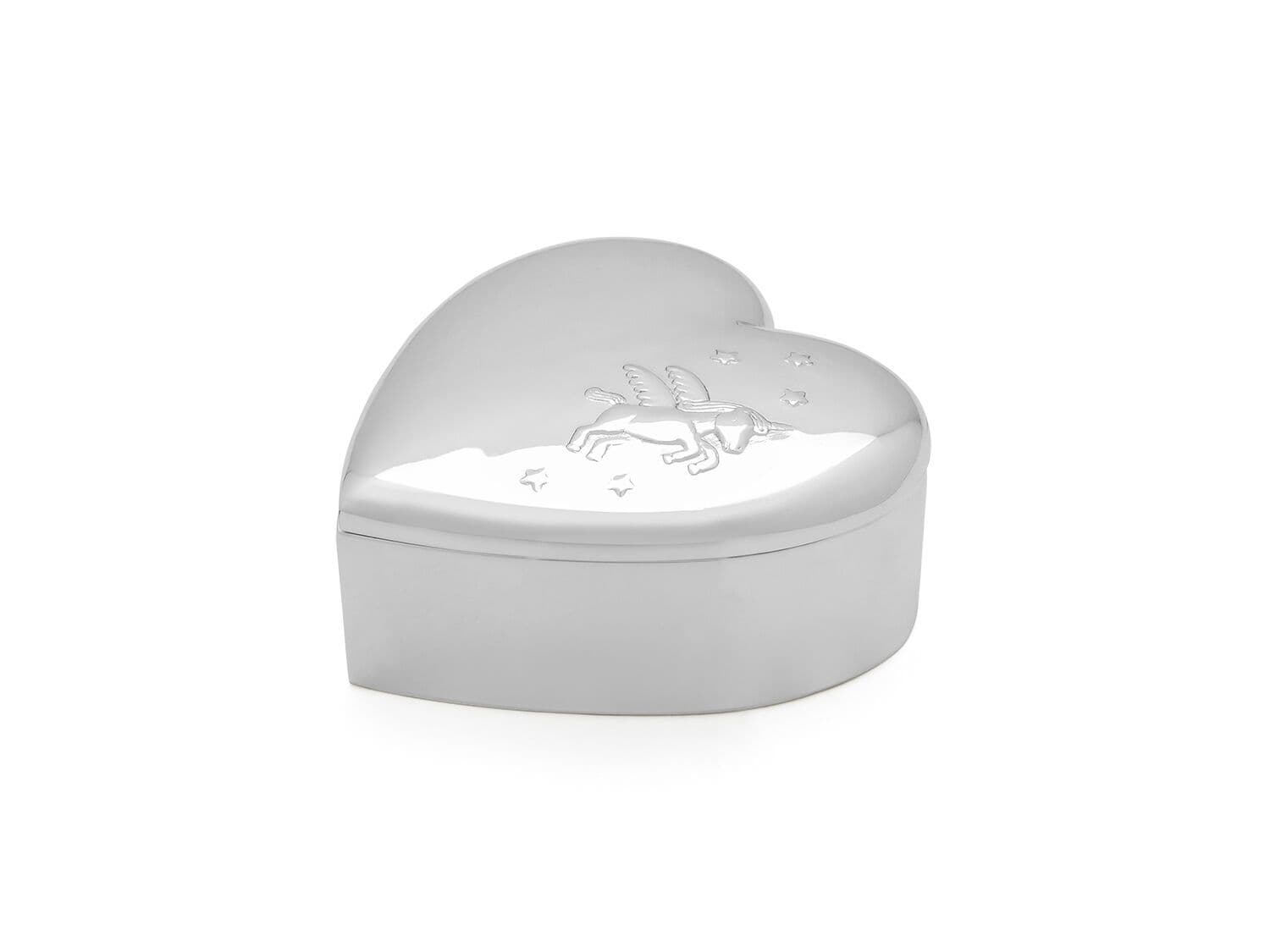 ZILVERSTAD Луксозна кутия сърце “Unicorn“ – цвят сребро