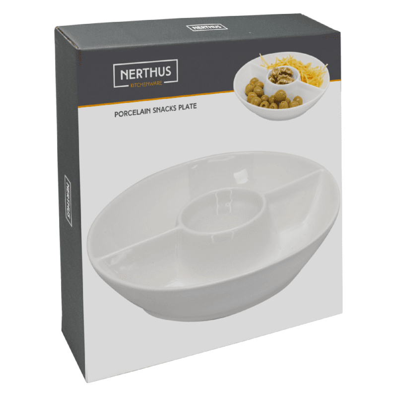 Nerthus Порцеланово плато с три отделения