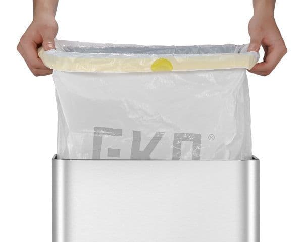 EKO 10 бр. Торби за смет с връзки EKO, размер G, 50-90 л.