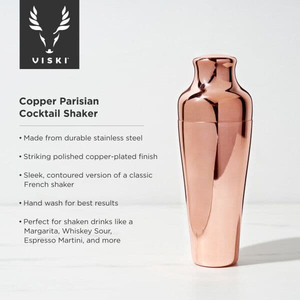 VISKI Шейкър за коктейли “Parisan – Copper“ – 740мл.