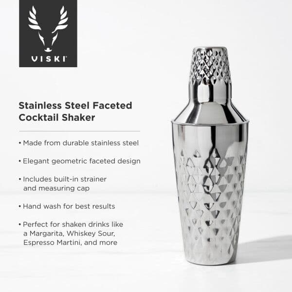VISKI Шейкър за коктейли “Irving Faceted“ – 740мл.