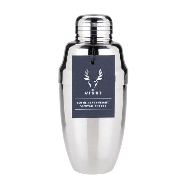 VISKI Шейкър за коктейли “HeavyWeight – Silver“ – 500мл.