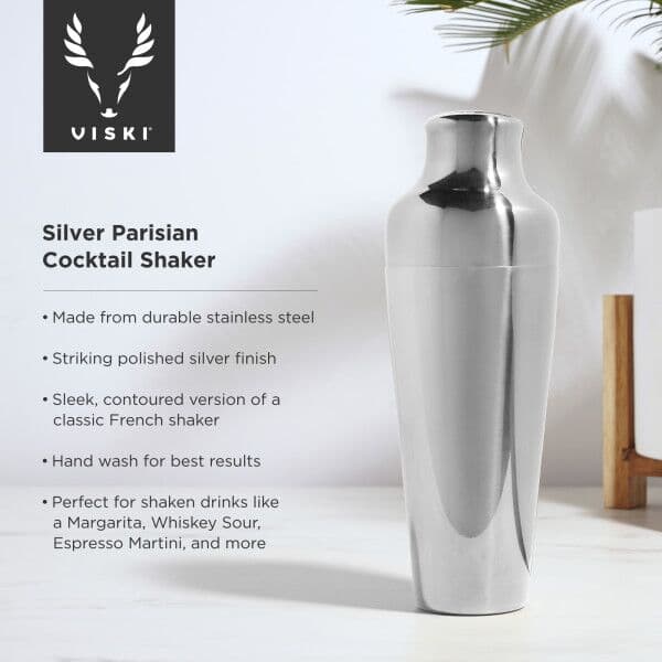 VISKI Шейкър за коктейли “Parisan – Silver“ – 740мл.