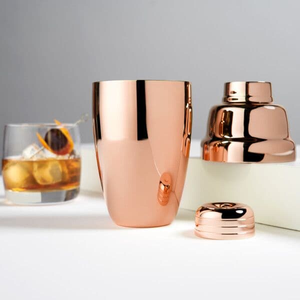 VISKI Шейкър за коктейли “HeavyWeight – Copper“ – 500мл.