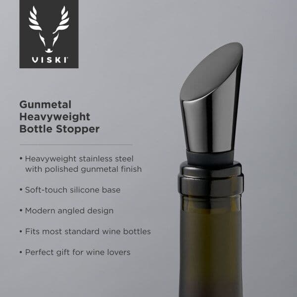 VISKI Тапа за бутилки “Heavyweight GunMetal“