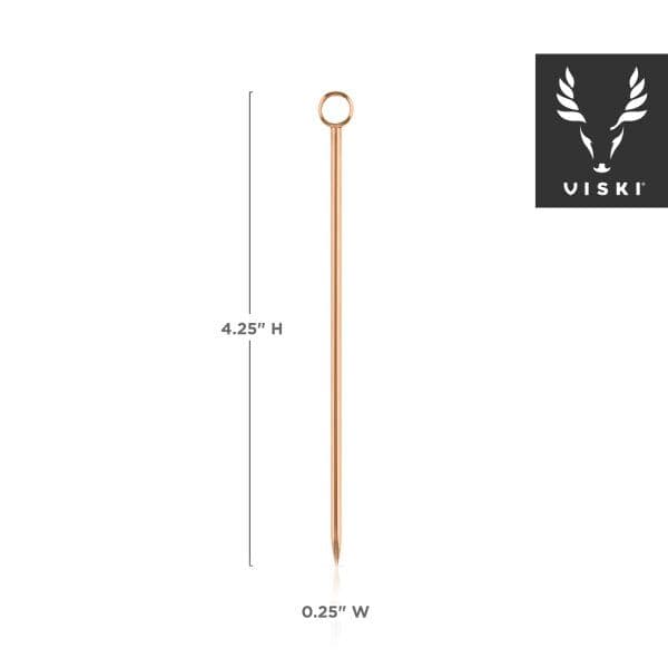 VISKI Коктейлни клечки 6бр. “Copper“