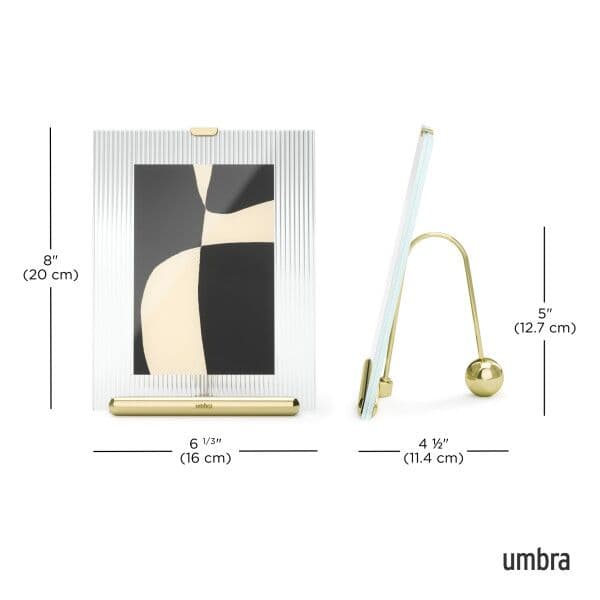 UMBRA Рамка за снимки “FLUTE“ – цвят месинг – 10х15см