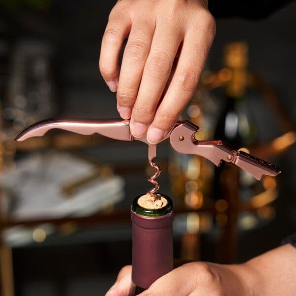 VISKI Тирбушон с двоен лост “Signature Copper“