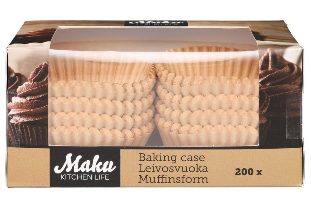 MAKU Хартиени форми за мъфини – 200 бр.