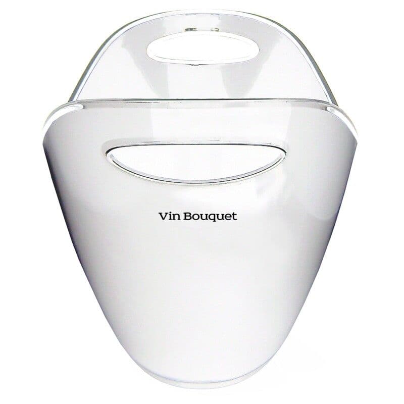 Vin Bouquet Охладител за бутилки „ICE BUCKET 6“ – за 6 бутилки – бял