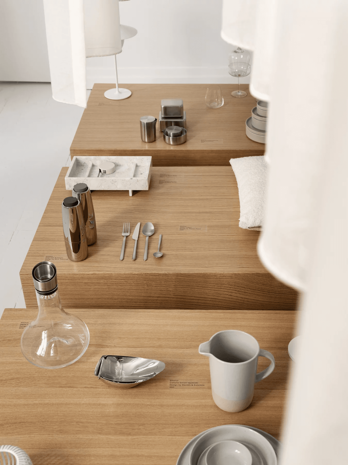 BLOMUS Чиния за сервиране 40 х 24 см. – SABLO – цвят светло сив (Cloud)