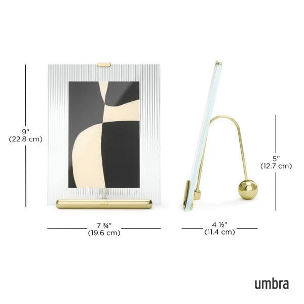 UMBRA Рамка за снимки “FLUTE“ – цвят месинг – 13х18см.
