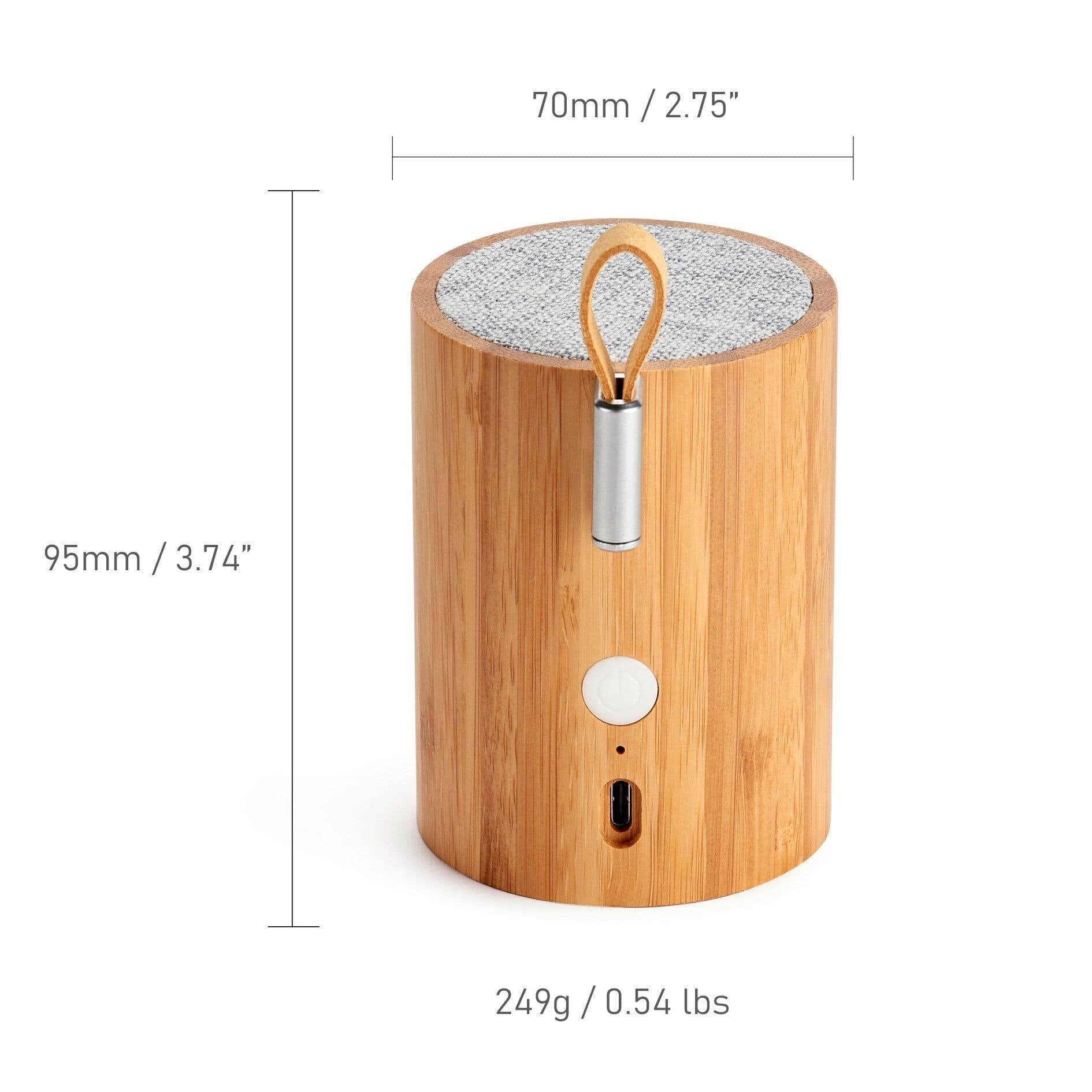 GINGKO Bluetooth колонка и лампа – бамбук