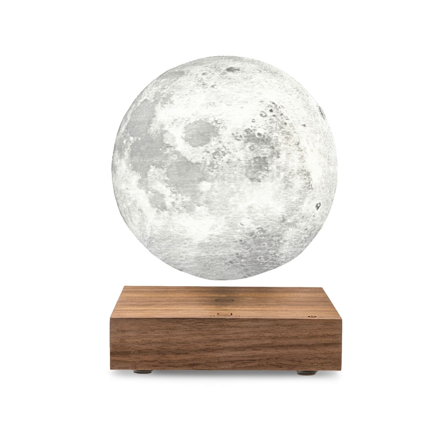 GINGKO Левитираща смарт лампа “MOON“ – цвят орех