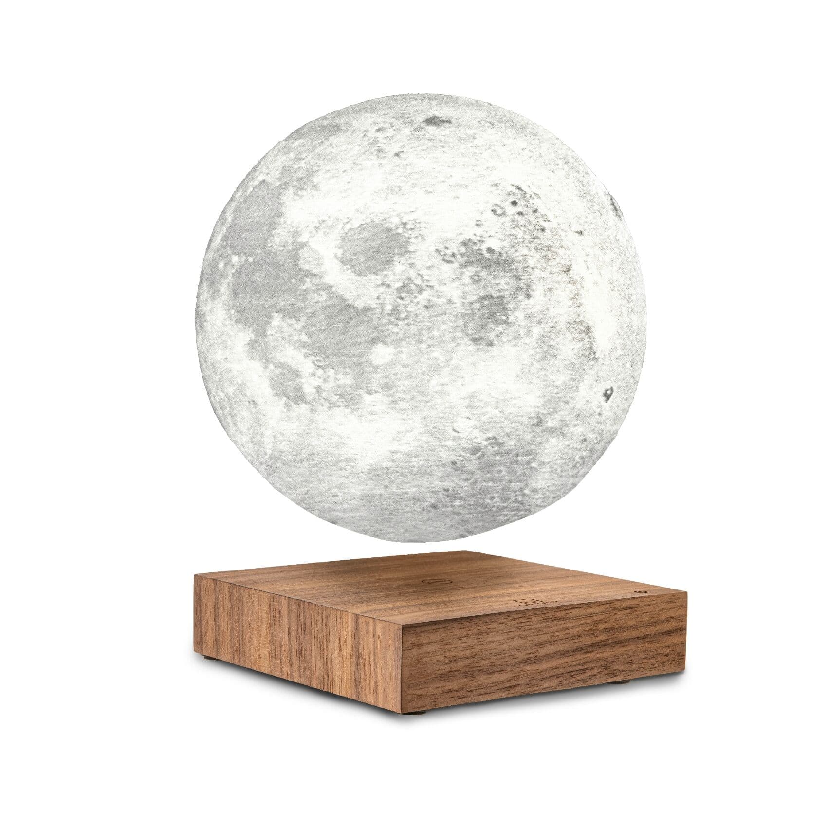 GINGKO Левитираща смарт лампа “MOON“ – цвят орех