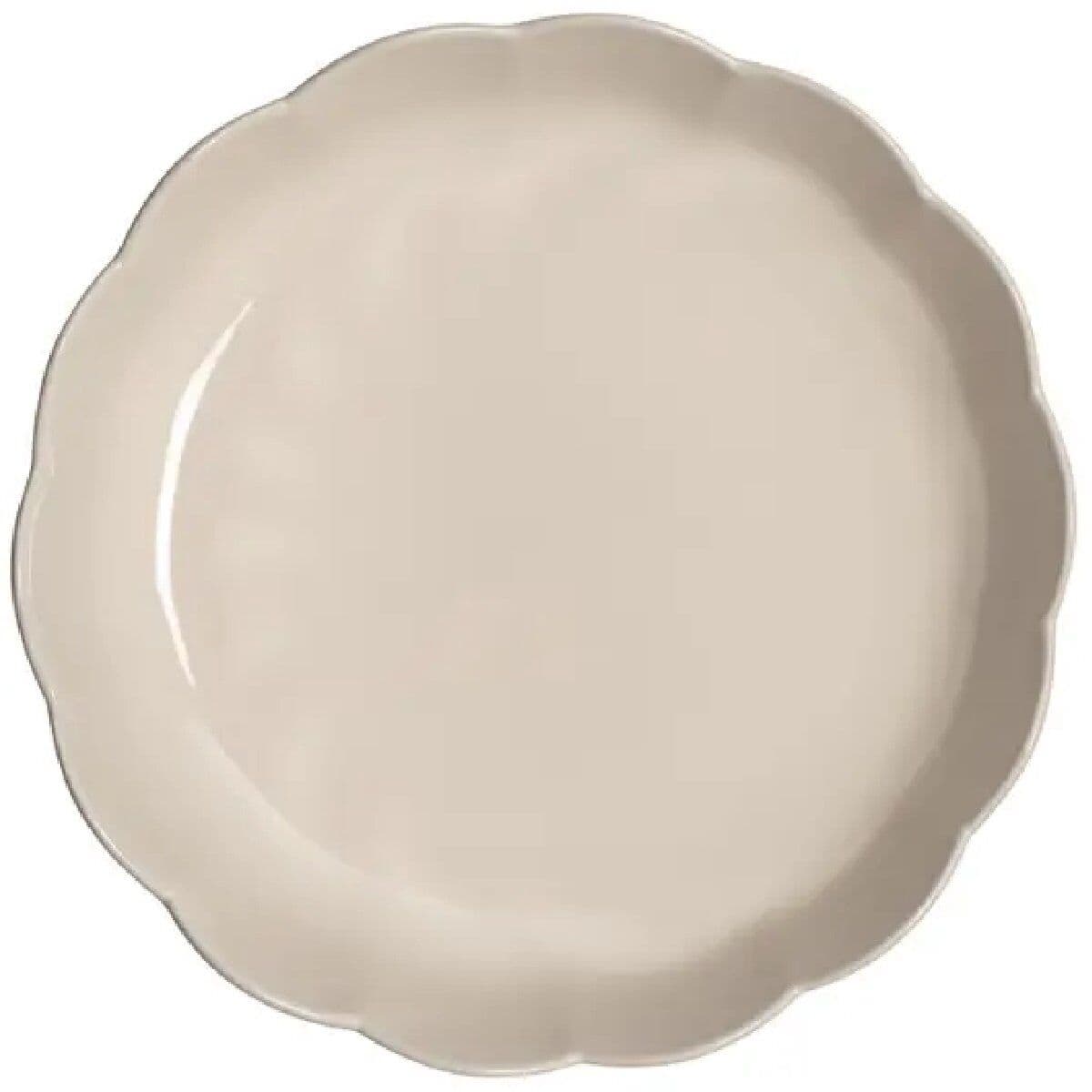 EMILE HENRY Керамична форма „MADELEINE ROUND DISH“ – цвят екрю