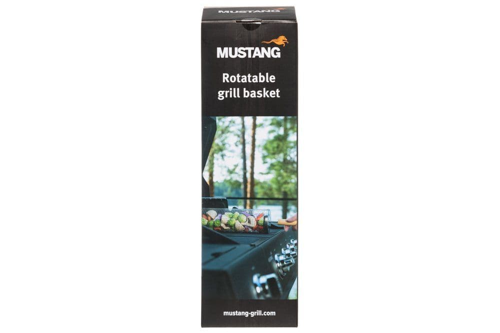 MUSTANG Въртяща/цилиндрична BBQ кошница
