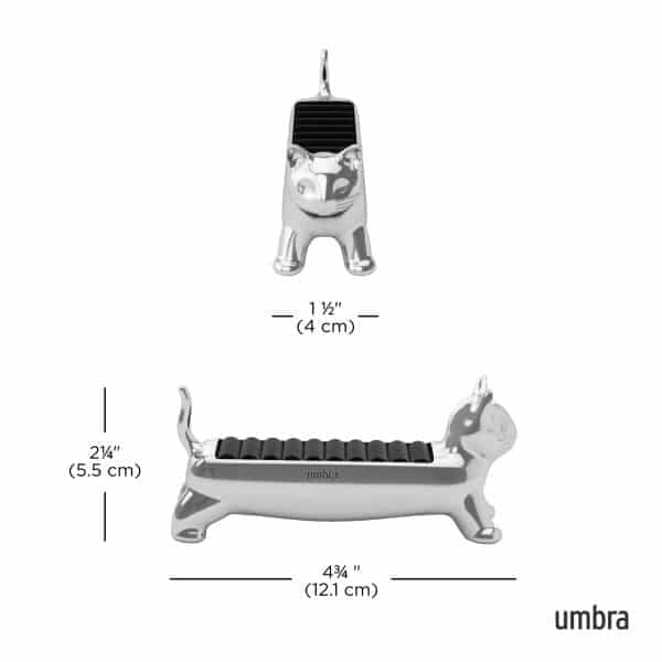 UMBRA Поставка за пръстени “ALI“ – котка – цвят хром