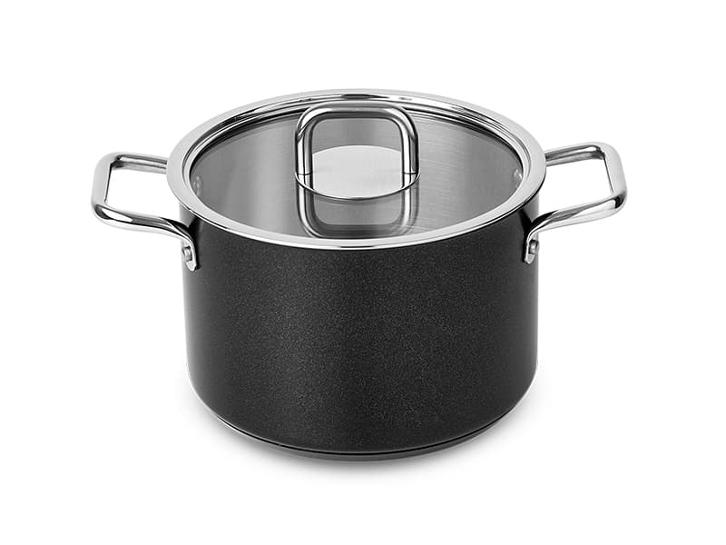 SILAMPOS Тенджера с капак Comfort Black -  Ø16см