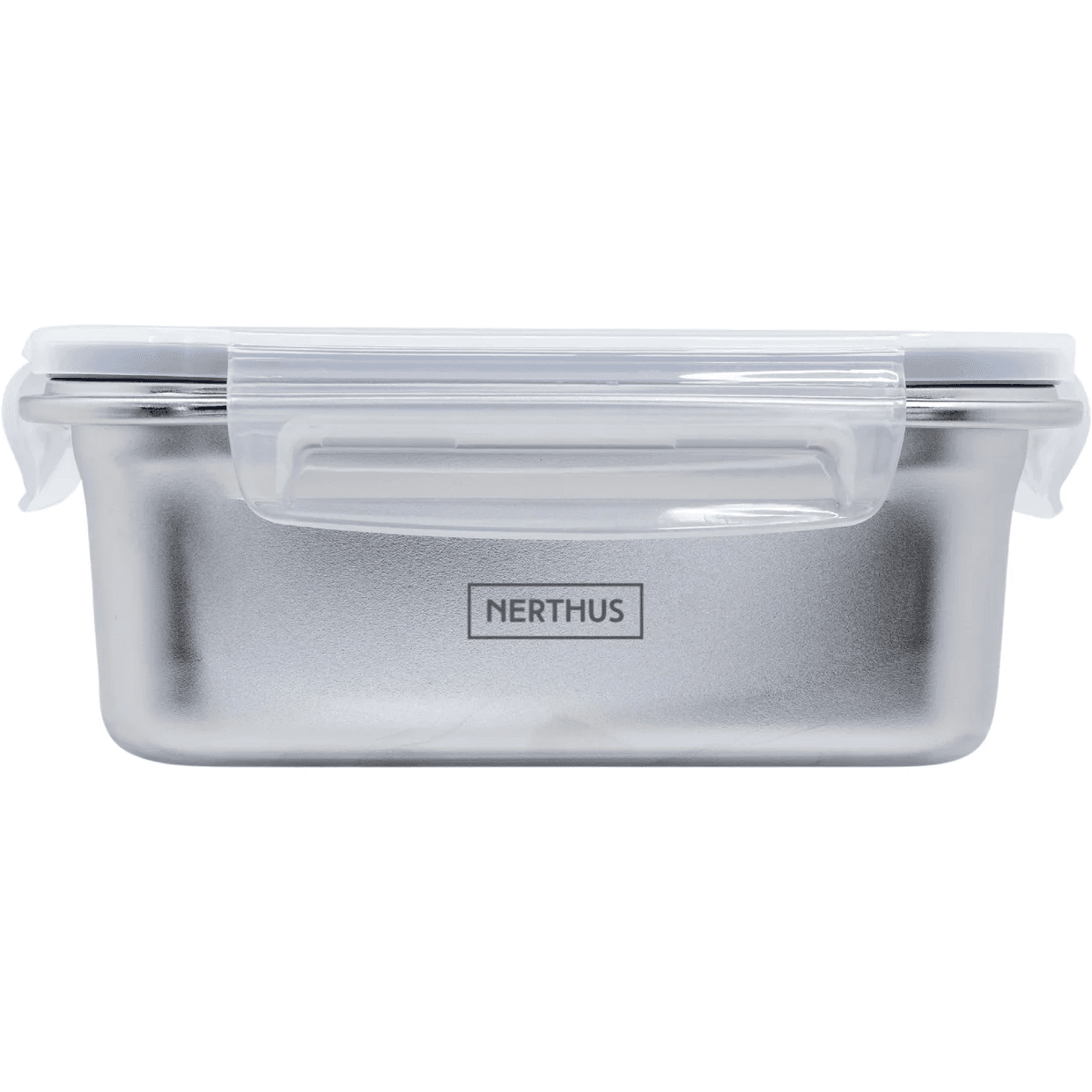 Nerthus Стоманена херметически кутия за храна за микровълнова - 1200 мл. - снимка 2
