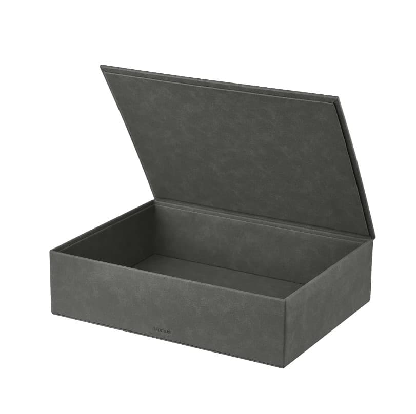BLOMUS Комплект от 2 бр кутии за съхранение “SAHLA“ - цвят сив (Pewter) - снимка 3