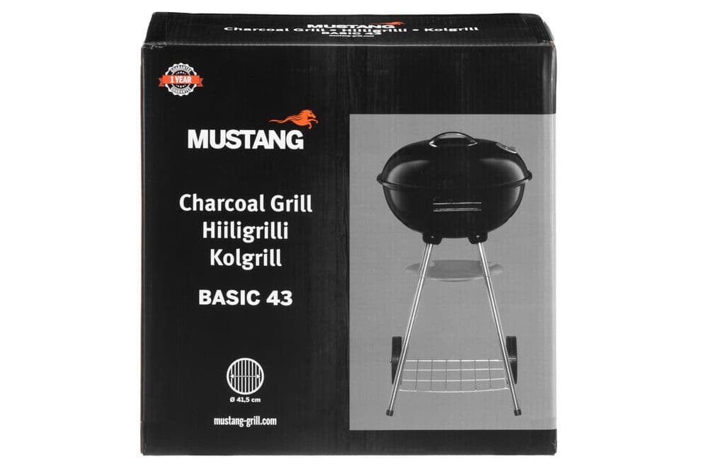 MUSTANG Барбекю на дървени въглища “Basic“ 43 - снимка 5