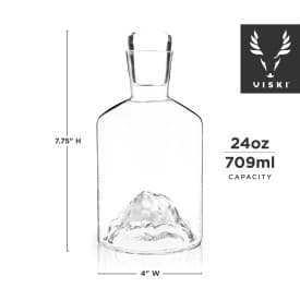 VISKI Кристална гарафа / декантер “MOUNTAIN“ - снимка 2