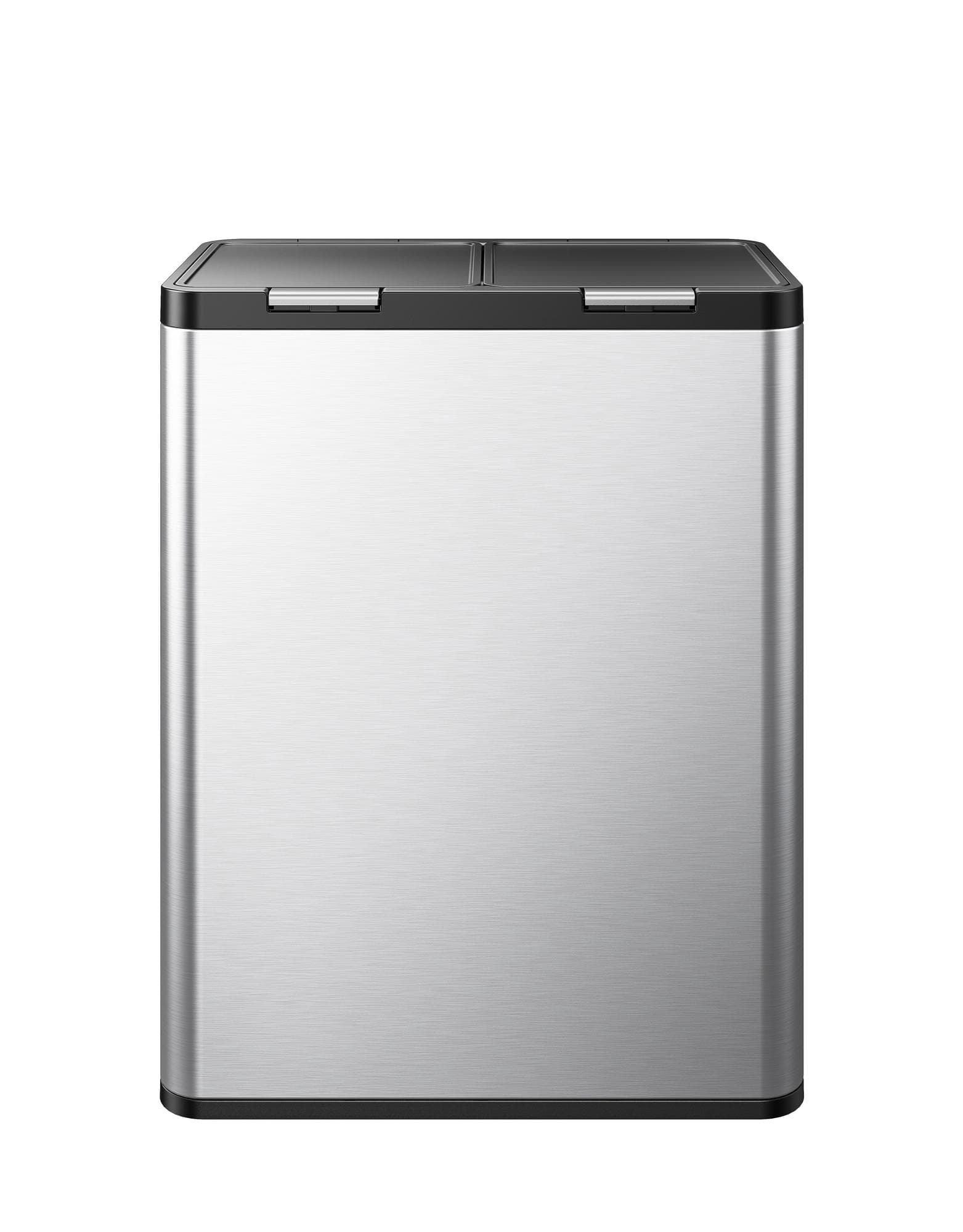 EKO Кош за разделно събиране ESSENTIAL TOUCH - 2 х 30 л. - хром мат - снимка 4