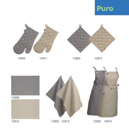KELA Кухненска престилка “Puro“ - цвят сив - снимка 4