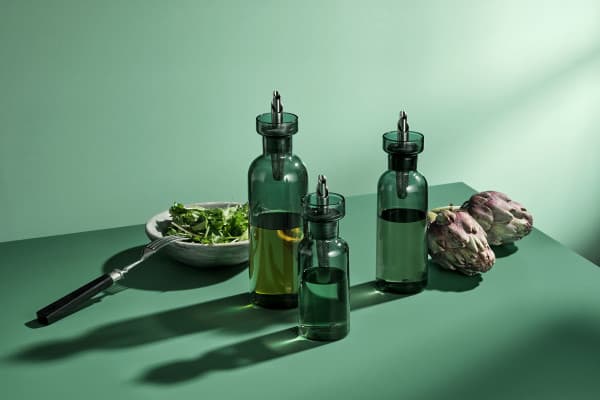 AdHoc Бутилка с дозатор за олио или оцет AromaPour, 120мл - сив - снимка 5