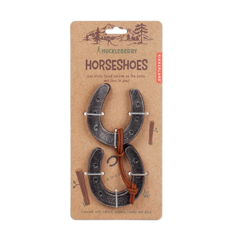 Игра с подкови и кожена връв Huckleberry