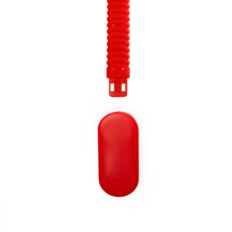 Лампа за четене с щипка и USB за зареждане червена - снимка 4