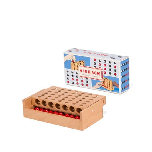 Дървена настолна игра Четири подред - снимка 8