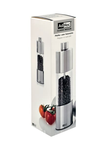 AdHoc Мелничка за сол и пипер Classic - 13 см. - стомана - снимка 2