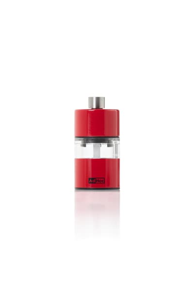 AdHoc Мини мелничка за сол и пипер MiniMill - 6 см. - червена