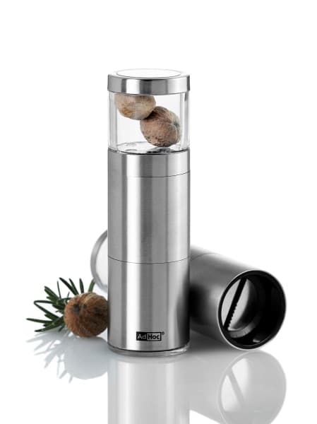 AdHoc Мелничка за индийско орехче Muskatino - 12,5 см. - стомана - снимка 4