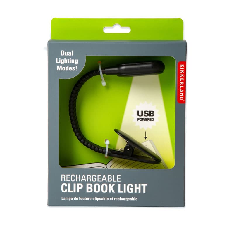 Лампа за четене с USB накрайник за многократно зареждане - черна - снимка 3