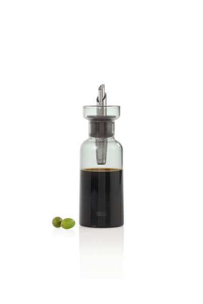 AdHoc Бутилка с дозатор за олио или оцет AromaPour, 120мл - сив - снимка 2