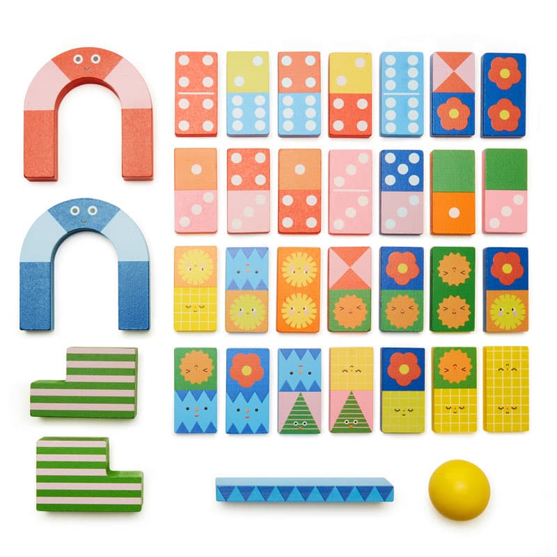 Детско домино с арки и стълби - снимка 3