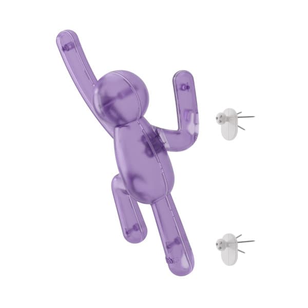 UMBRA Комплект от 3 бр закачалки за стена “BUDDY PIN-POINT" - синьо, зелено и лилаво - снимка 3