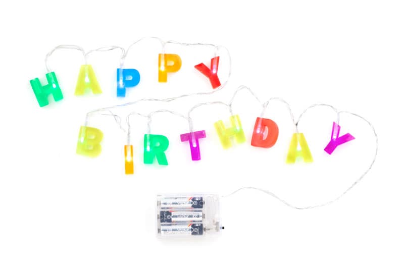 Гирлянд със светещи букви Happy Birthday - снимка 2