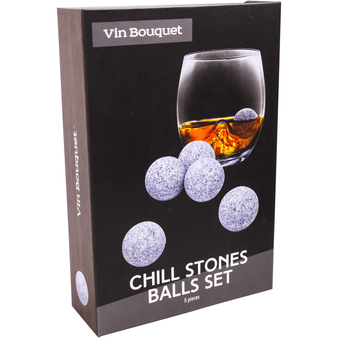 Vin Bouquet Сет кръгли охладители за напитки от естествен камък - 5 бр. - снимка 5