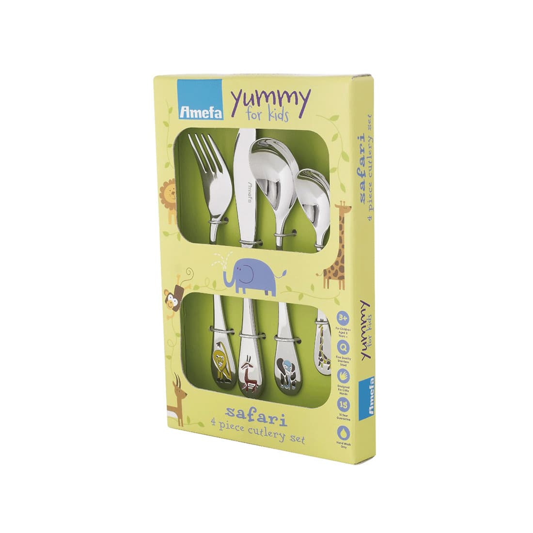 AMEFA Детски прибори за хранене SAFARI - 4 части - снимка 2