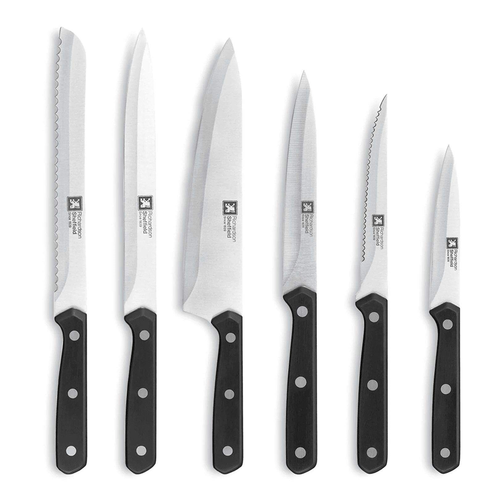 Richardson Sheffield Комплект ножове CUCINA 6 бр. в дървен блок - снимка 2