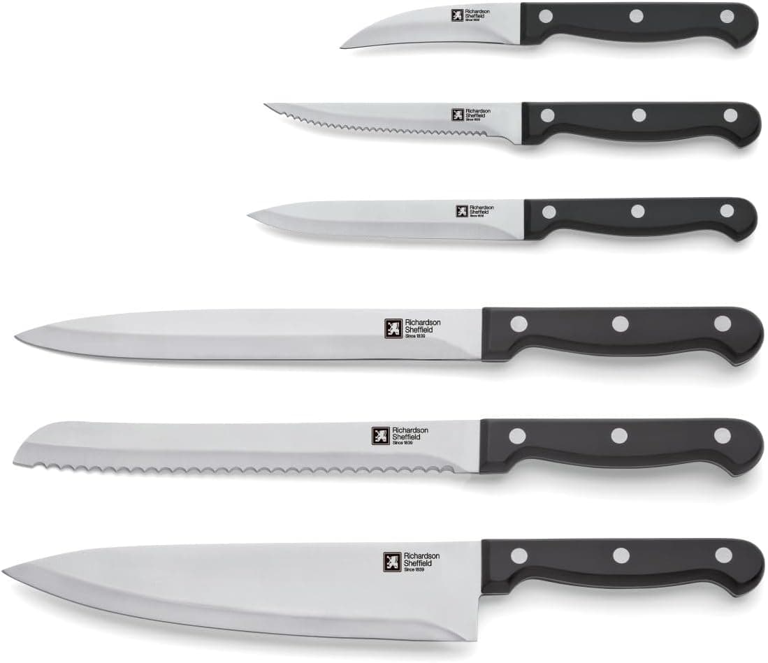 Richardson Sheffield Комплект ножове ARTISAN 6 бр. в дървен блок - снимка 2
