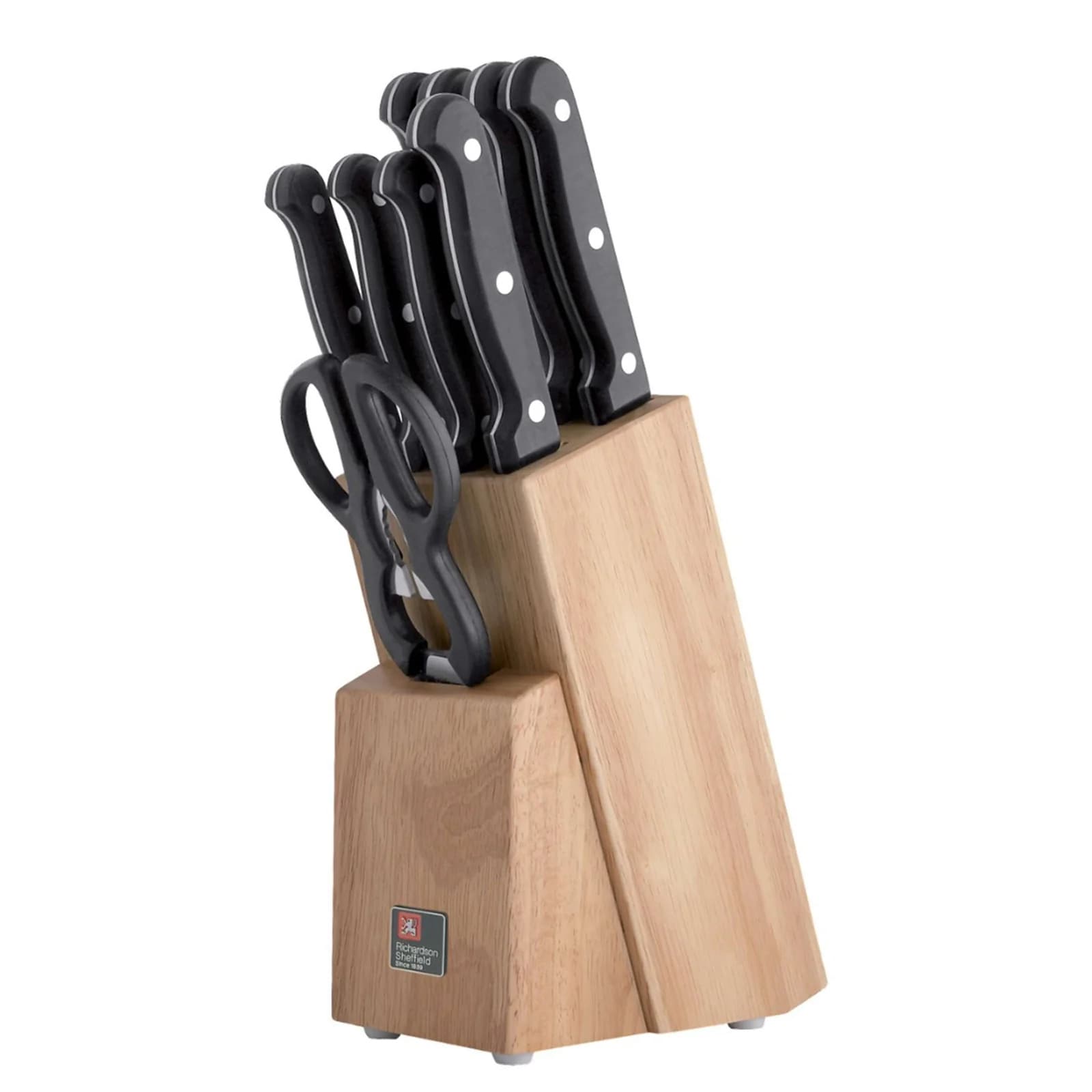 Richardson Sheffield Комплект ножове ARTISAN 9 бр. в дървен блок