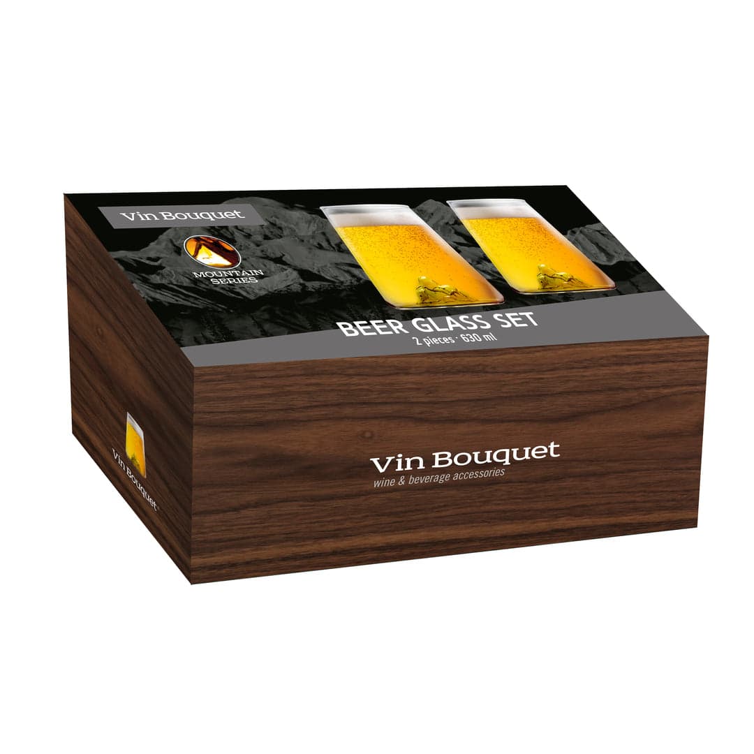 Vin Bouquet Сет 2 бр. чаши за бира “MOUNTAIN“ - 630 мл. - снимка 3